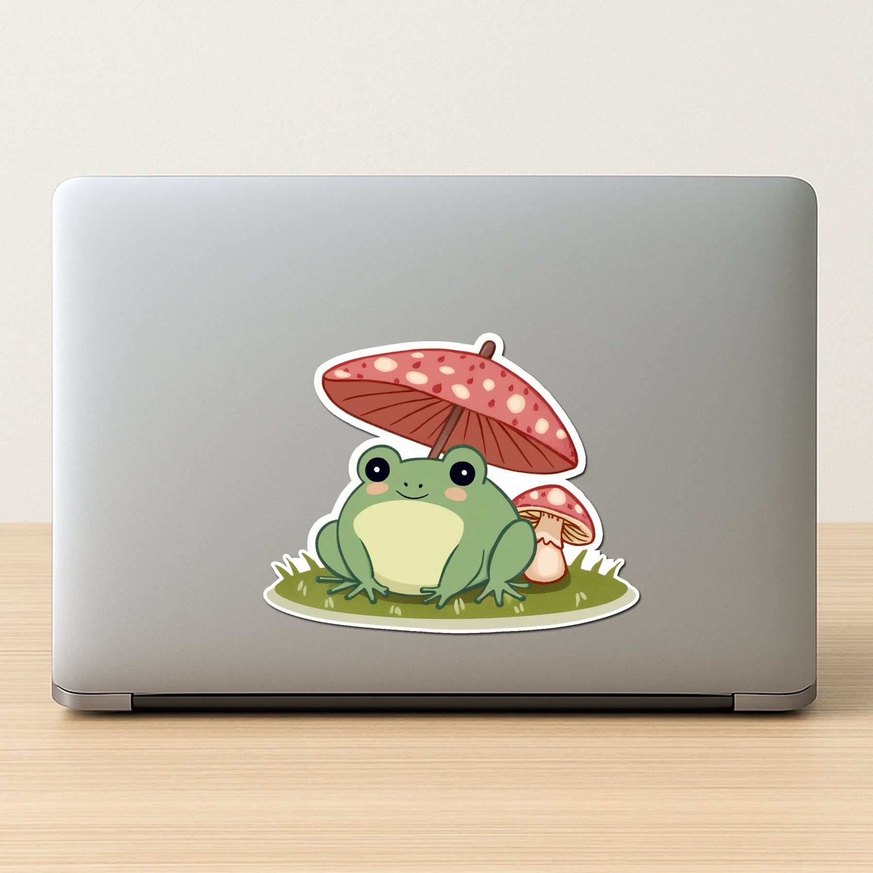 Cottagecore Frog & Mushroom Sticker – STIXY
